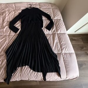 NWT All Saints Lerin Two-Piece Pleated Dress